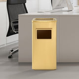 Load image into Gallery viewer, Beamnova 13 Gallon Gold Office Trash Can, Commercial Stainless Steel Garbage Can