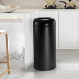 Load image into Gallery viewer, BEAMNOVA Kitchen Trash Can,Restaurant Trash Cans,Commercial Outdoor Indoor Garbage Can with Lid Open Top Inside Cabinet Stainless Steel Industrial Waste Container