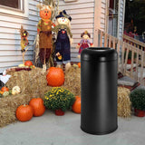 Load image into Gallery viewer, BEAMNOVA Commercial Trash Can Open Top, 60L Large Capacity Black Stainless Steel Trash Can