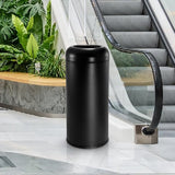 Load image into Gallery viewer, BEAMNOVA Commercial Trash Can Open Top, 60L Large Capacity Black Stainless Steel Trash Can