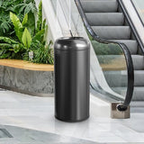 Load image into Gallery viewer, BEAMNOVA Trash Can Commercial Outdoor Indoor Garbage Enclosure with Lid Open Top Inside Cabinet Stainless Steel Industrial Waste Container