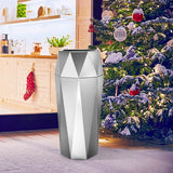 Load image into Gallery viewer, BEAMNOVA Outdoor Trash Can Lobby Hotel Shopping Mall Vertical Trash Can with Ashtray Stainless Steel Elevator Entrance Trash Can for Home Garage Outdoor Driveway