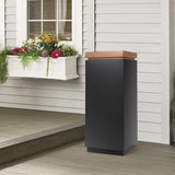 Load image into Gallery viewer, Beamnova Square Outdoor Trash Can With Ashtray for Yard Corridor Porch Balcony Park Open Top