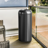 Load image into Gallery viewer, BEAMNOVA Trash Can Commercial Outdoor Indoor Garbage Enclosure with Lid Open Top Inside Cabinet Stainless Steel Industrial Waste Container