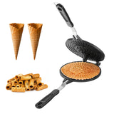 Load image into Gallery viewer, BEAMNOVA Waffle Cone Maker Ice Cream Cone Iron Machine 6.7 inch Egg Roll Mold for House Commercial Homemade DIY Ice Cream Desserts Cone Baking Pan