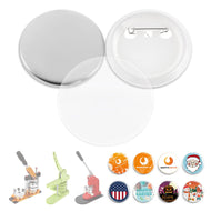  BEAMNOVA Upgraded Button Maker Multiple Sizes 25mm 44mm 58mm  (1+1.73+2.28 in) Badge Making Machine Absorbable Molds, 300 Button Parts  Supplies, Circle Cutters, Blank Papers, Round Pin Maker Kit