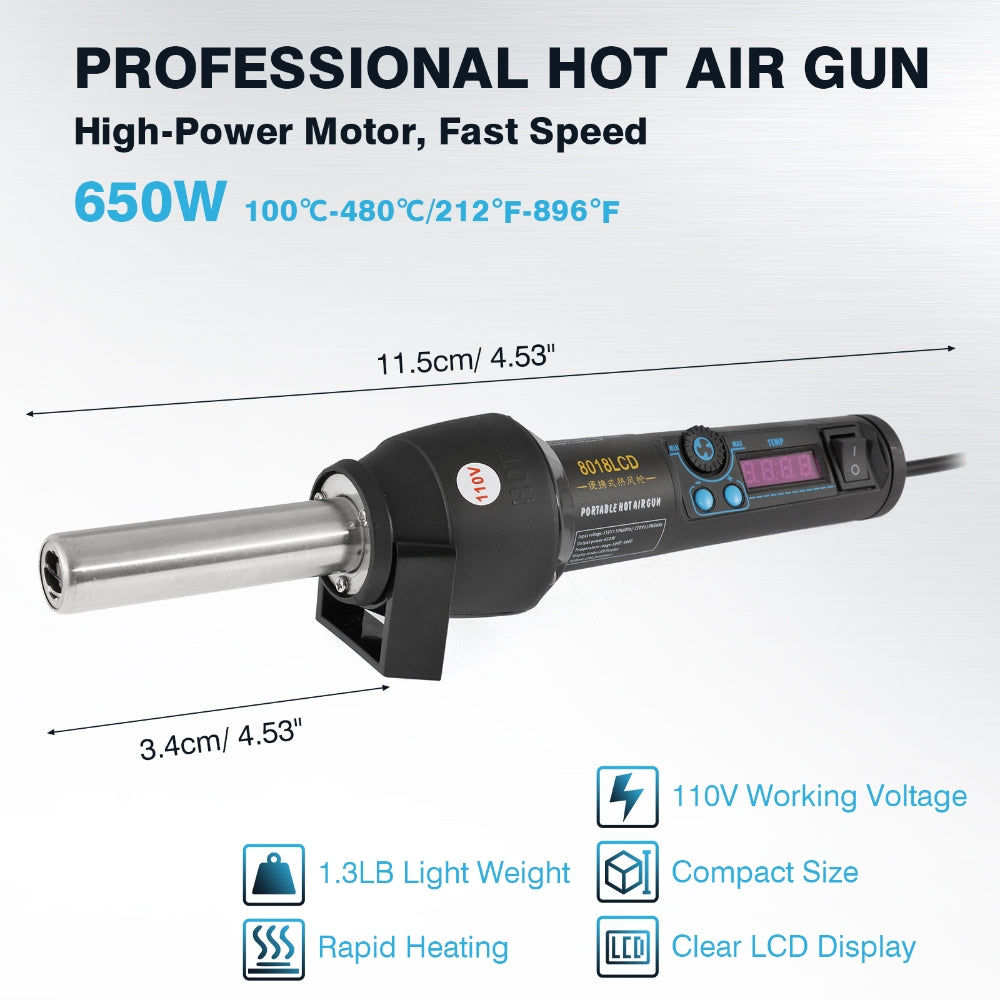 Wholesale mobile repair hot gun With Adjustable Thermal Power 