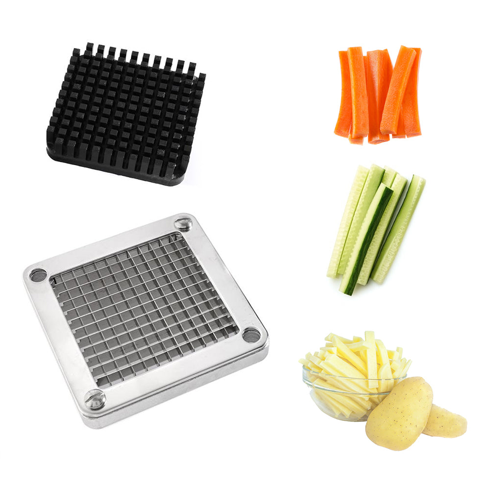 Commercial Vegetable Chopper Blade - 1/4 & 3/8 Replacement Chopper Dicer Blade, French Fry Cutter Stainless Steel Blade for Fruit Cutting Machine